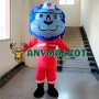 Affordable Blue Lion Mascot Costume