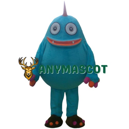 Blue Snow Monster Mascot Costume
