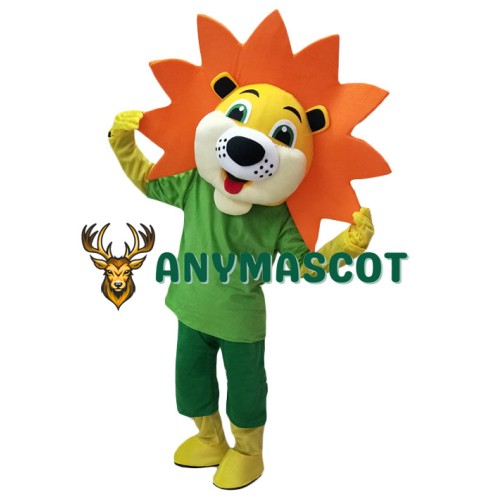 Affordable Happy Lion Mascot Costume