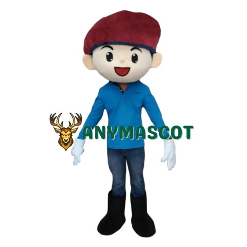 Young Policeman Mascot Costume