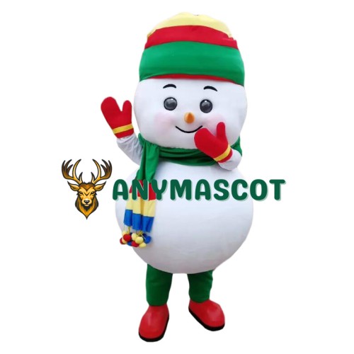 Christmas Snowman Baby Boy Mascot Costume