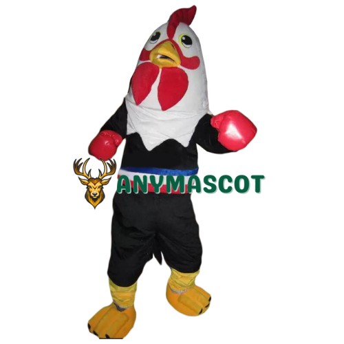 Boxing Cock Chicken Mascot Costume