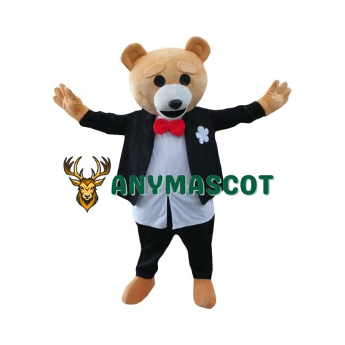 Happy Lightweight Teddy Bear Mascot Costume