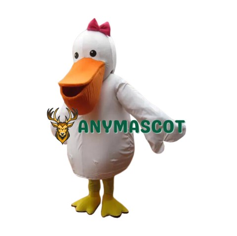 Female Pelican Mascot Costume