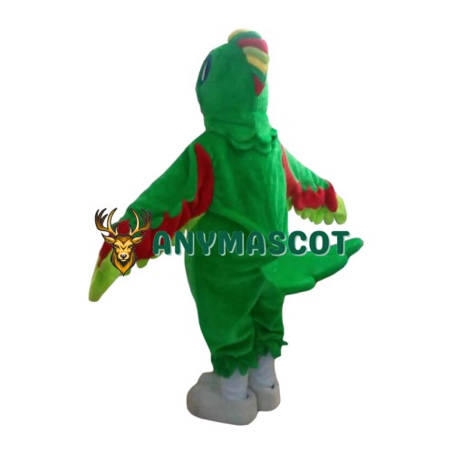 Deluxe Green Parrot Mascot Costume
