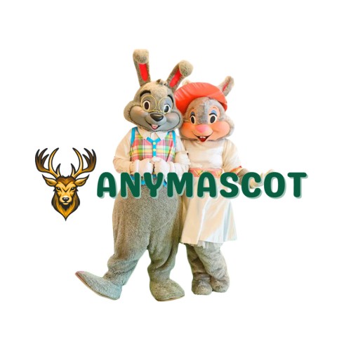 Mayor Clayton & Ms. Merry Easter Bunny Mascot Costume