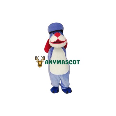Casual Police Dog Mascot Costume