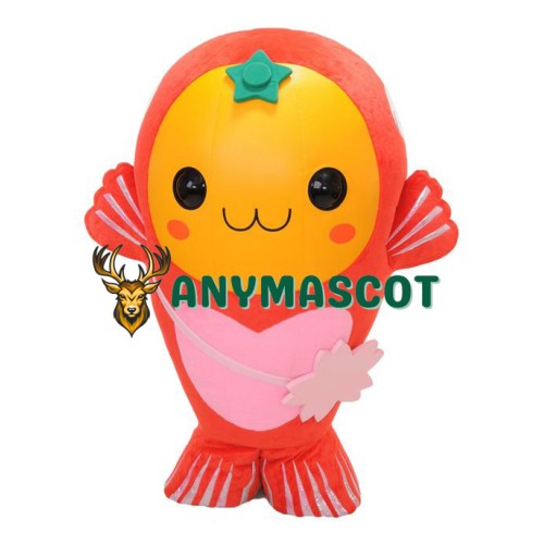 Little Red Fish Mascot Costume