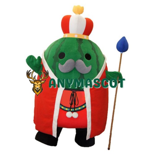 Watermelon King Mascot Costume