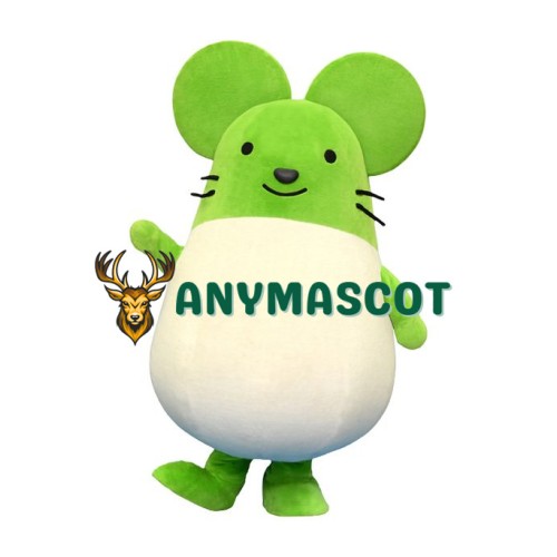 Lovely Green Mouse Mascot Costume