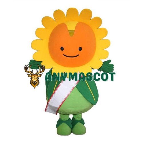 Happy Lightweight Sun Flower Mascot Costume