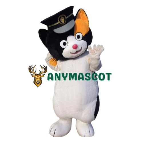 Lovely Black & Yellow Cat Mascot Costume