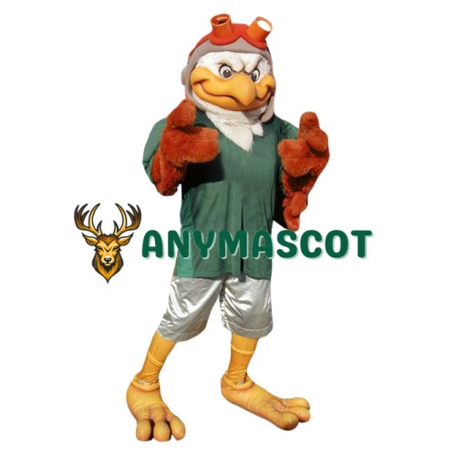 Aviator Eagle Mascot Costume