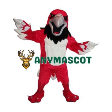 Fierce Power Red Hawk Mascot Costume