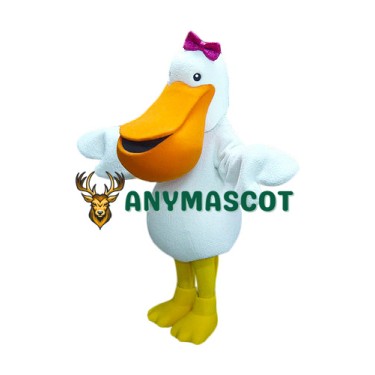 Lovely Female Pelican Mascot Costume