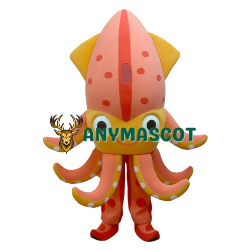 Lovely Squid Mascot Costume