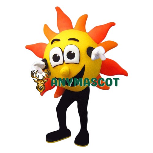 Happy Lightweight Sun Boy Mascot Costume