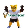 Superb Yellow Owl Mascot Costume