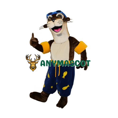 Lovely Lightweight Otter Mascot Costume