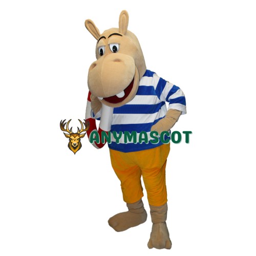 Superb Lovely Lightweight Hippo Mascot Costume