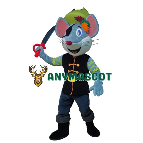 Pirate Mouse Mascot Costume