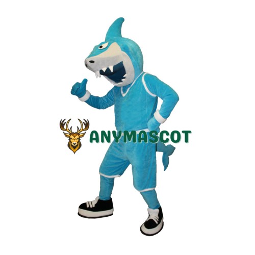 Power Lightweight Shark Mascot Costume