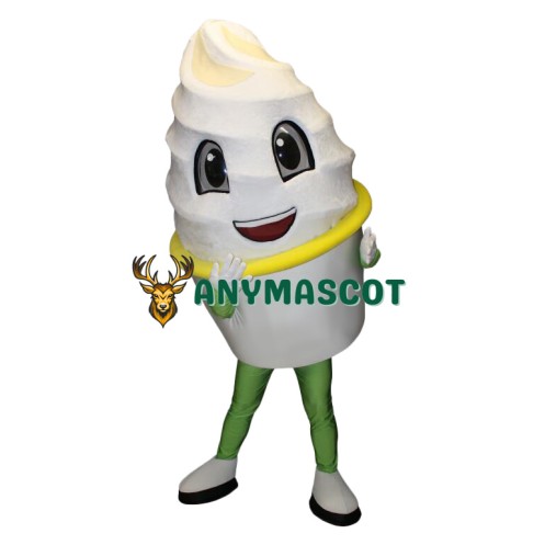Friendly Ligweight Ice Cream Mascot Costume