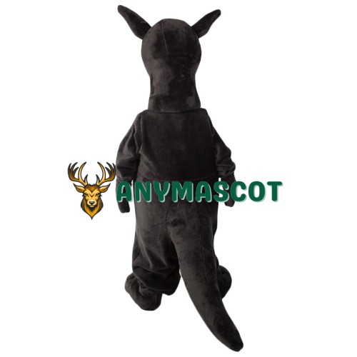 Lovely Black Kangaroo Mascot Costume