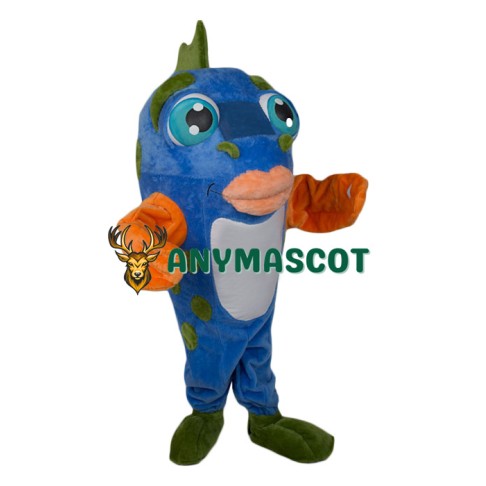 Superb Colorful Fish Mascot Costume