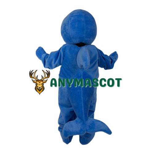 Blue Dolphin Mascot Costume