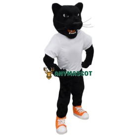 Power Realistic Black Panther Mascot Costume
