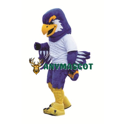 Sport Lightweight Blue Eagle Mascot Costume