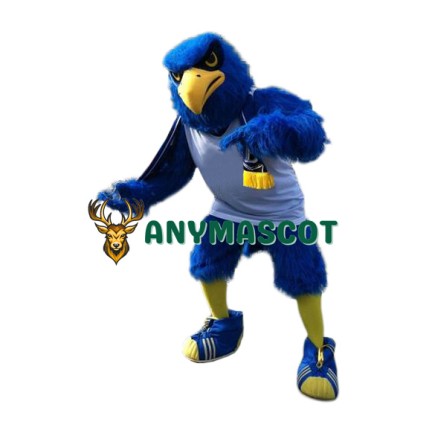 College Sport Blue Eagle Mascot Costume