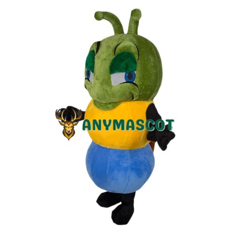 Happy Lightweight Caterpillar Mascot Costume