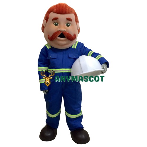 Professional Lightweight Firemen Mascot Costume