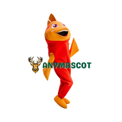 Friendly Lightweight Goldfish Mascot Costume