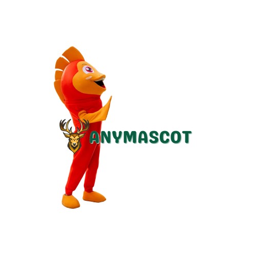 Friendly Lightweight Goldfish Mascot Costume