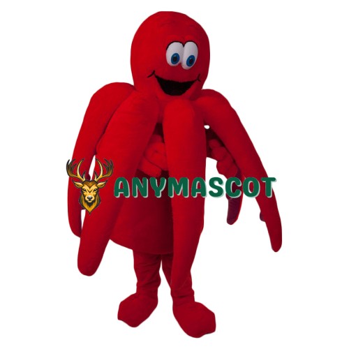 Friendly Lightweight Octopus Mascot Costume