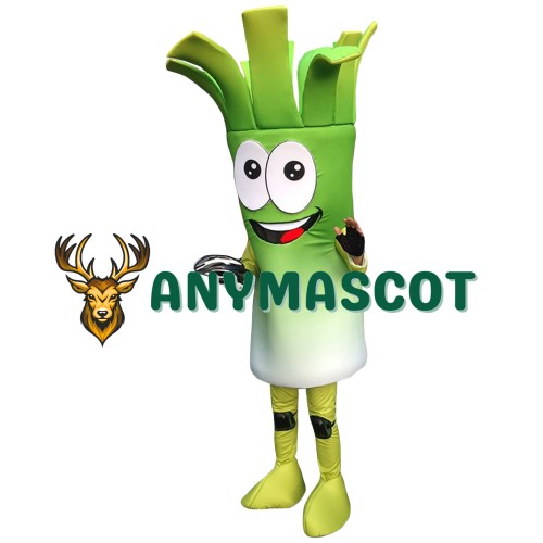Green Onions Mascot Costume