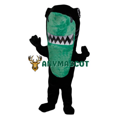 Superb Black Shark Mascot Costume