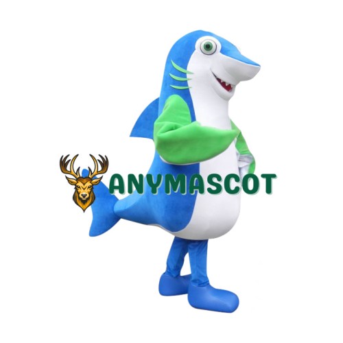 Friendly Lightweight Shark Mascot Costume