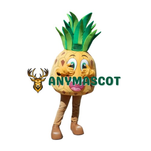 Happy Lightweight Pineapple Mascot Costume