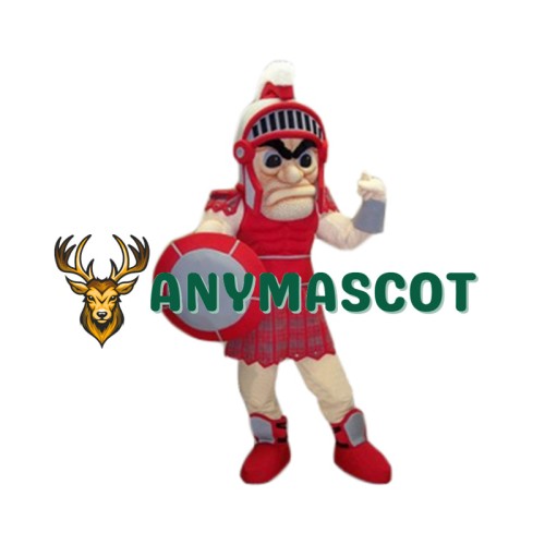 Red Lightweight Spartan Mascot Costume