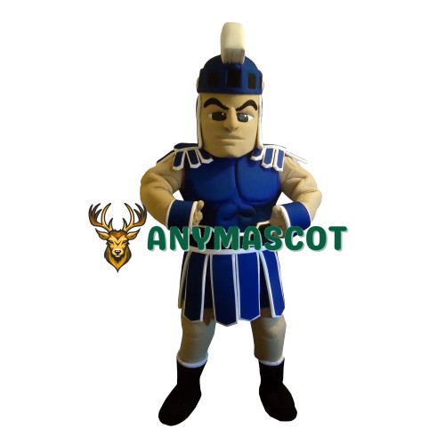Blue Lightweight Spartan Mascot Costume