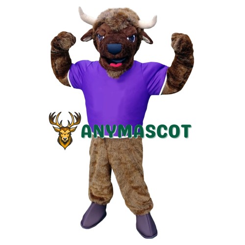 Power Lightweight Buffalo Mascot Costume