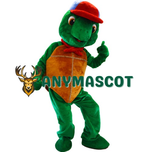 Friendly Realistic Turtle Mascot Costume
