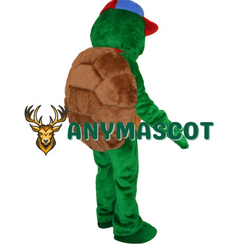 Friendly Realistic Turtle Mascot Costume