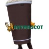 Chocolate Drinking Cup Mascot Costume