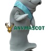 Friendly Manatee Mascot Costume