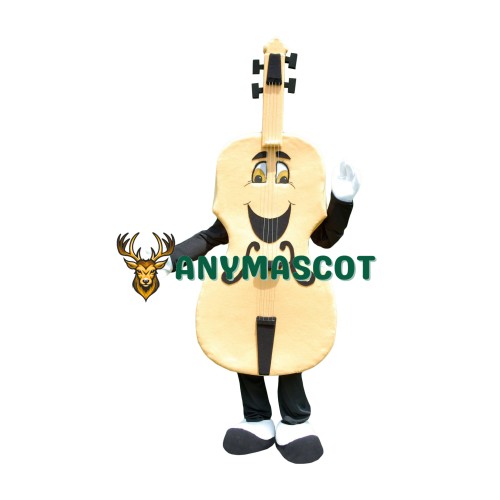Friendly Lightweight Cello Mascot Costume